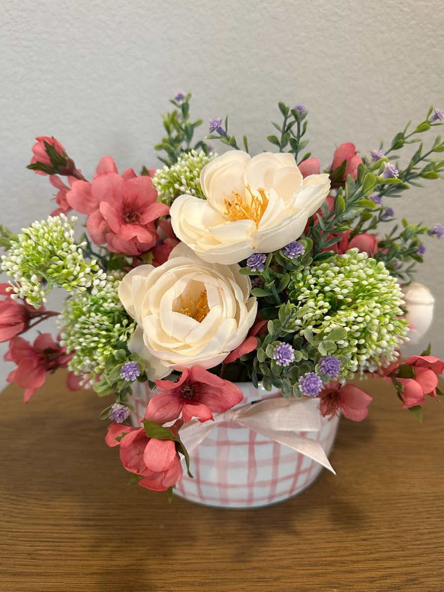 Faux flower arrangement by Schwick&rsquo;s Picks